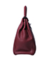 Kelly Retourne 35 (Amazon Strap) Taurillon Clemence in Rouge H, side view